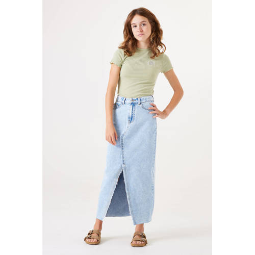 Garcia rok blauw Meisjes Katoen Effen 176 | Rok van