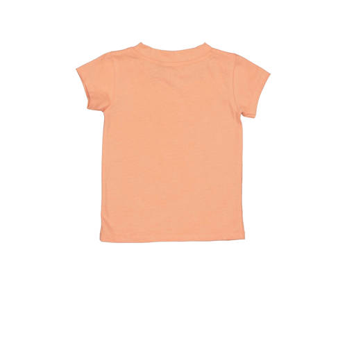 LEVV T-shirt METTE oranje Meisjes Katoen Ronde hals Effen 104