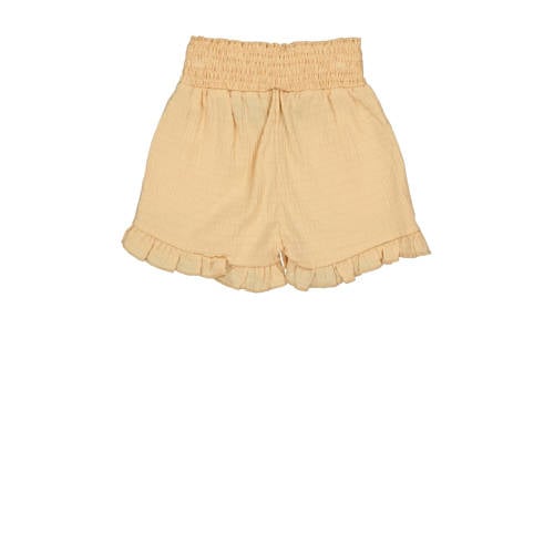 LEVV regular fit casual short MYA lichtgeel Korte broek Meisjes Polyester 80