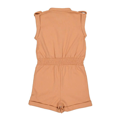 LEVV playsuit KAROON oranje Meisjes Polyester Ronde hals Effen 116