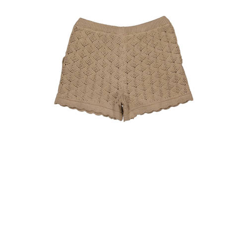 LEVV regular fit casual short KLAAR kameel Korte broek Bruin Meisjes Katoen 116