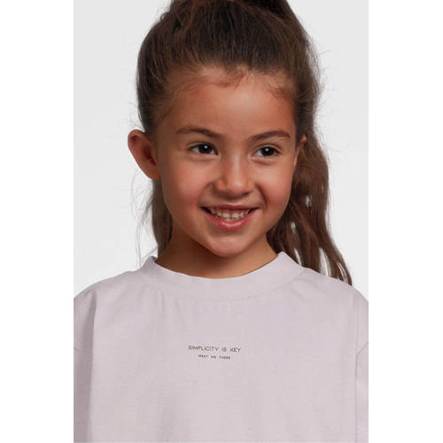 LEVV T-shirt MASHA violet Paars Meisjes Katoen Ronde hals Effen 80