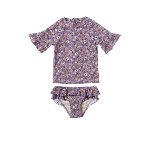 Salted Stories UV bikini set Suzanne paars Badpak Meisjes Polyamide All over print - 110/116