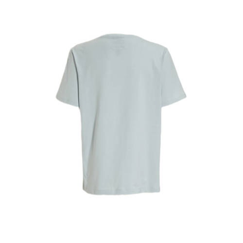 Parajumpers T-shirt SHISPARE pastelblauw Jongens Katoen Ronde hals Effen 140