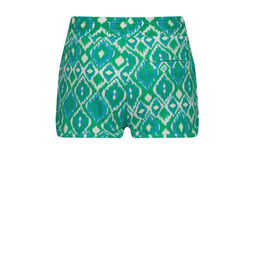 Raizzed casual short Auston met all over print zeegroen ecru Korte broek Meisjes Stretchkatoen 176