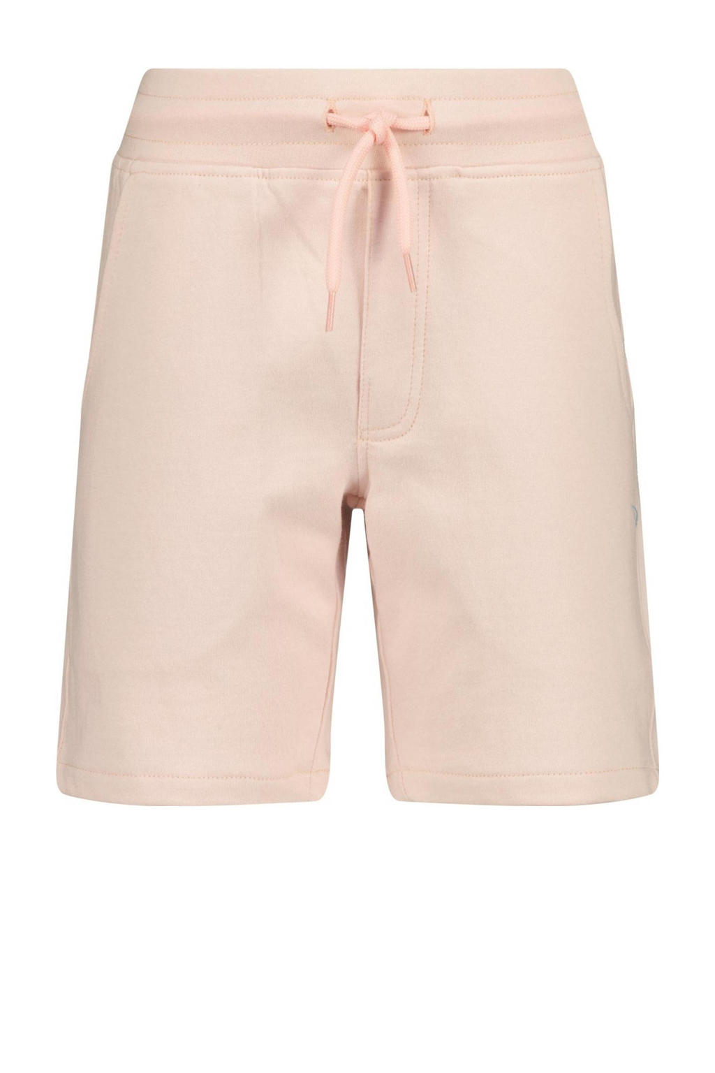 Roze jongens Raizzed sweatshort Ravello met elastische tailleband met koord en effen
