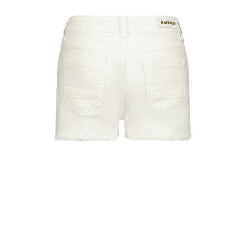 Raizzed denim short Louisiana white Korte broek Wit Meisjes Stretchdenim 146