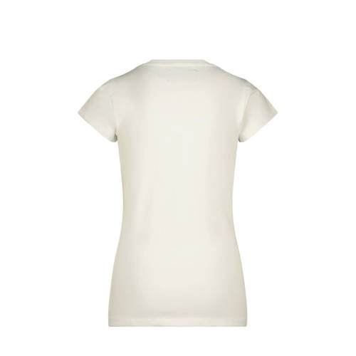 Raizzed T-shirt Mayra met printopdruk wit Meisjes Katoen Ronde hals Printopdruk 152