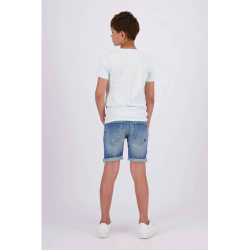 Raizzed denim short Oregon Crafted dark blue stone Korte broek Blauw Jongens Stretchdenim 128