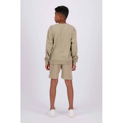 Raizzed sweatshort Rennes zand Korte broek Beige Effen 176