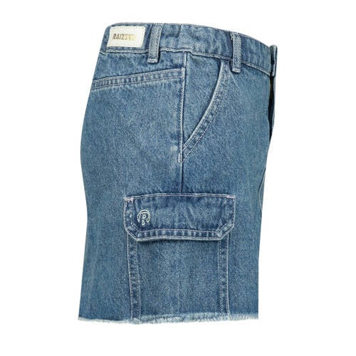 Raizzed spijkerrok Georgia mid blue stone Blauw Meisjes Denim Effen 128