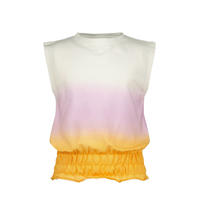 thumbnail: Raizzed mouwloze top Kia offwhite/lila/oranje