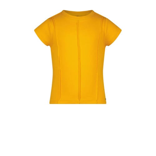 Raizzed T-shirt Hala oranje Meisjes Stretchkatoen Ronde hals Effen