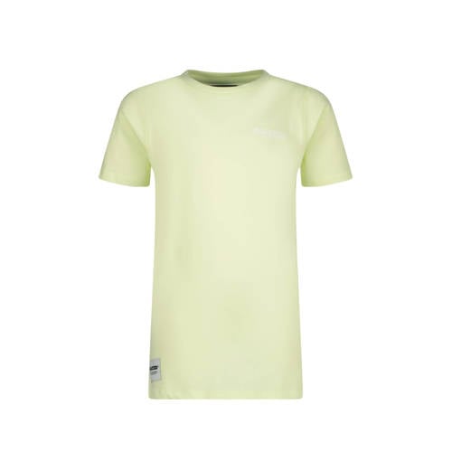 Raizzed T-shirt Biraro met logo groen Jongens Katoen Ronde hals Backprint