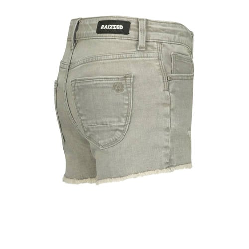 Raizzed denim short Louisiana Crafted light grey stone Korte broek Grijs Meisjes Stretchdenim 128