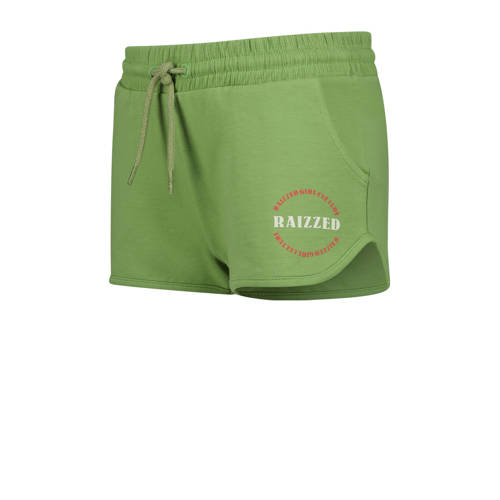 Raizzed sweatshort Auston met printopdruk appelgroen Korte broek Printopdruk 128