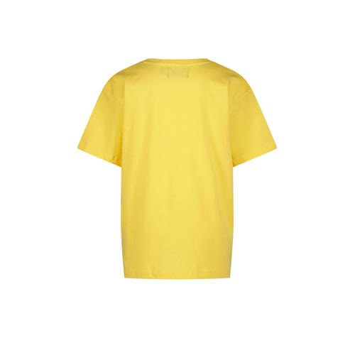 Raizzed T-shirt Halston met printopdruk geel Jongens Katoen Ronde hals 152