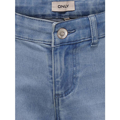 Only KIDS GIRL high waist wide leg jeans KOGSYLVIE light blue denim Blauw Meisjes Katoen 116