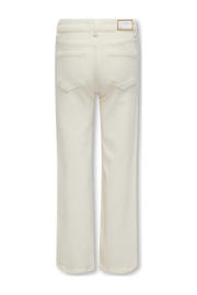 thumbnail: KIDS ONLY GIRL high waist wide leg jeans KOGJUICY ecru