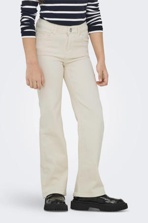 high waist wide leg jeans KOGJUICY ecru