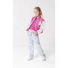 KIDS ONLY GIRL bomberjack zomer KOGSILJA LIFE warmroze/wit