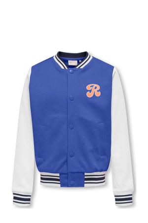 bomberjack zomer KOGCONNIE felblauw/wit