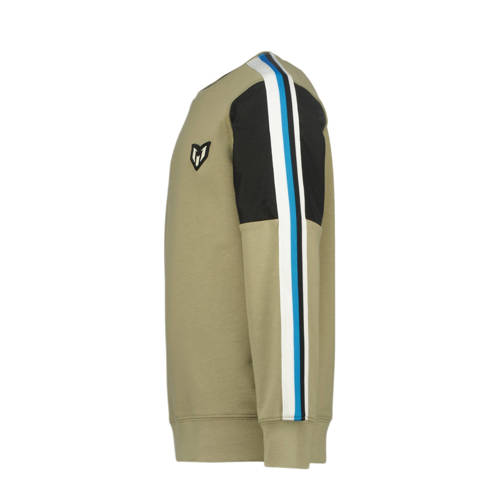 VINGINO x Messi sweater Neyen licht olijfgroen Meerkleurig 98 104