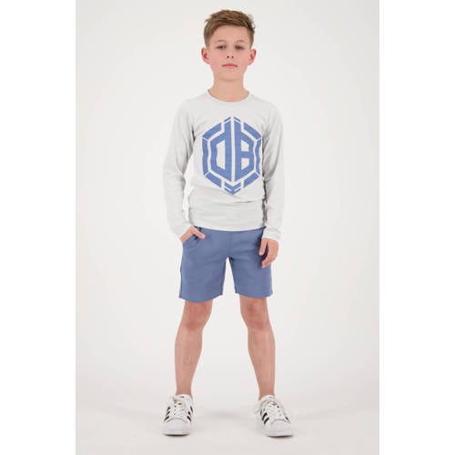 VINGINO x Daley longsleeve Herol met printopdruk lichtgrijs Jongens Stretchkatoen Ronde hals 122 128