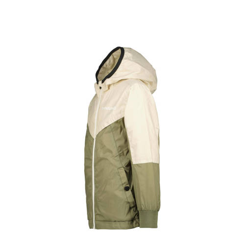 VINGINO zomerjas Tiuru beige armygroen Jongens Nylon Capuchon Meerkleurig 6