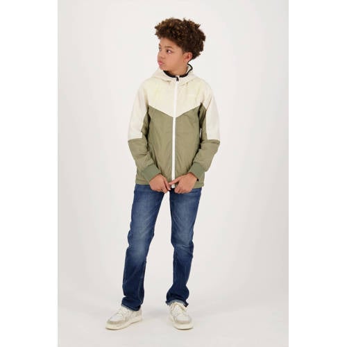 VINGINO zomerjas Tiuru beige armygroen Jongens Nylon Capuchon Meerkleurig 6