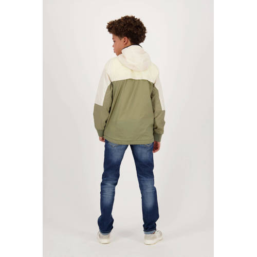 VINGINO zomerjas Tiuru beige armygroen Jongens Nylon Capuchon Meerkleurig 6