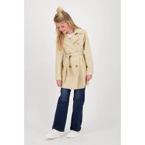 VINGINO trenchcoat zomer Tuva beige Jas Meisjes Katoen Reverskraag Effen 116