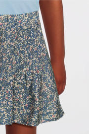 thumbnail: VERO MODA GIRL gebloemde rok VMIRIS blauw/ecru/roze
