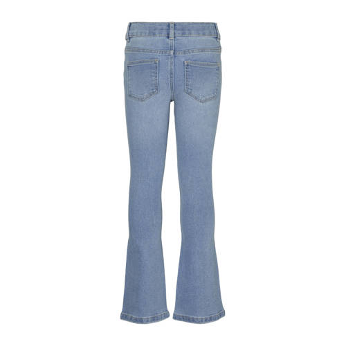 VERO MODA GIRL flared jeans VMRIVER light blue denim Blauw Meisjes Stretchdenim 128