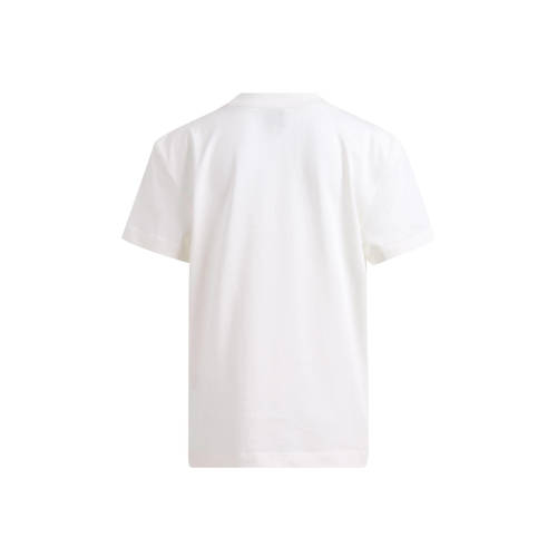 Shoeby T-shirt met printopdruk wit roze blauw Meisjes Katoen Ronde hals 134 140