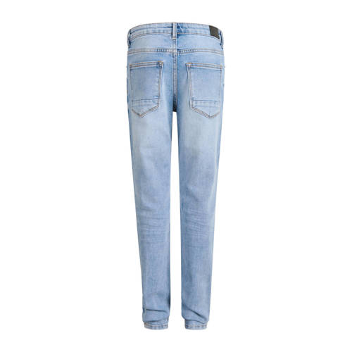 Shoeby regular fit jeans light blue Blauw Jongens Denim Effen 110