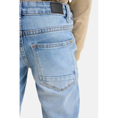 Shoeby regular fit jeans light blue Blauw Jongens Denim Effen 140