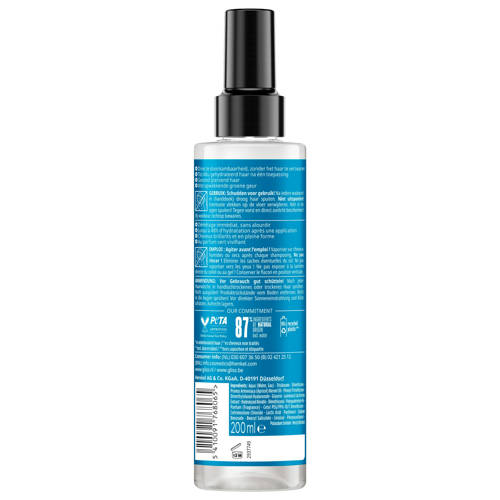 Gliss Kur Aqua Revive anti-klit spray 6 stuks voordeelverpakking Haarspray