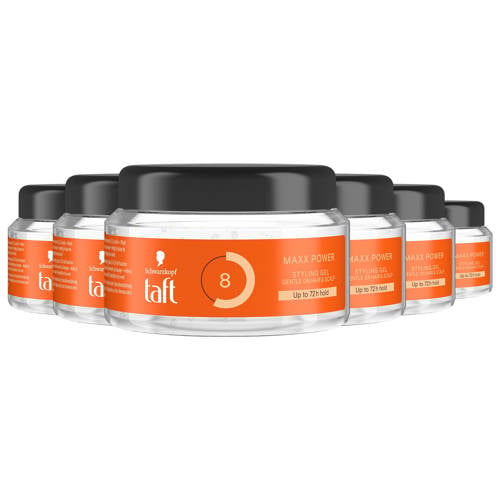 Schwarzkopf Taft Maxx Power Gel pot - voordeelverpakking - 6 x 250 ml Haargel afbeelding