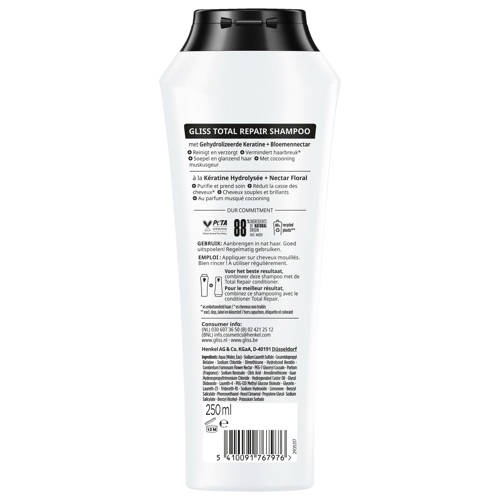 Gliss Kur Total Repair 19 shampoo 6 stuks voordeelverpakking