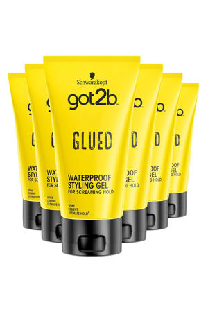 Glued styling gel - 6 stuks voordeelverpakking