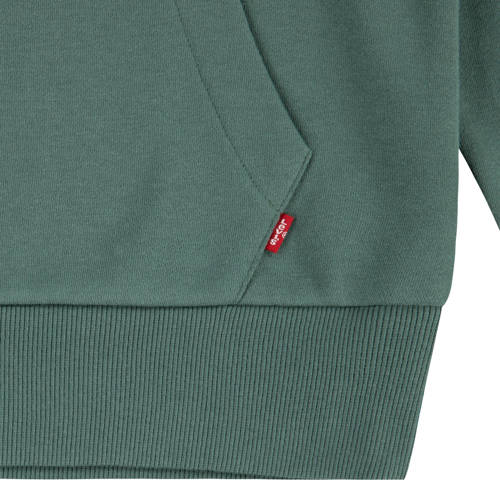 Levis Levi's Kids hoodie BATWING met logo donkergroen Sweater 116