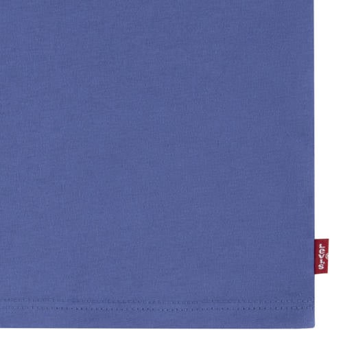 Levis Levi's Kids T-shirt BATWING met logo helderblauw Meisjes Biologisch katoen Ronde hals 116