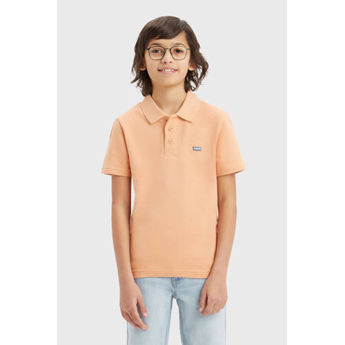 Levis Levi's Kids polo oranjezand Jongens Katoen Polokraag Effen 116