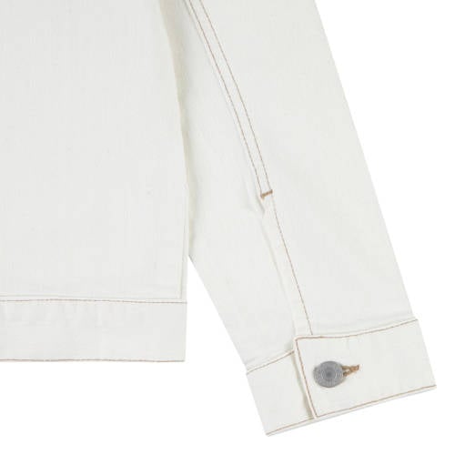 Levis Levi's Kids spijkerjas SUNRISE TRUCKER offwhite Ecru Jongens Denim Klassieke kraag 116
