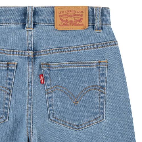 Levis Levi's Kids high waist mom jeans vibe check Blauw Meisjes Stretchdenim 128