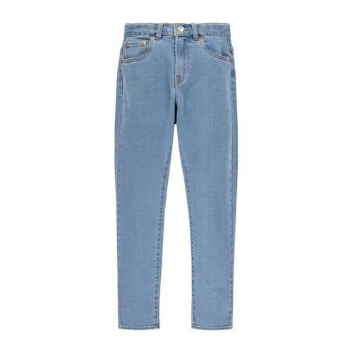 Levi's Kids high waist mom jeans vibe check Blauw Meisjes Stretchdenim - 116