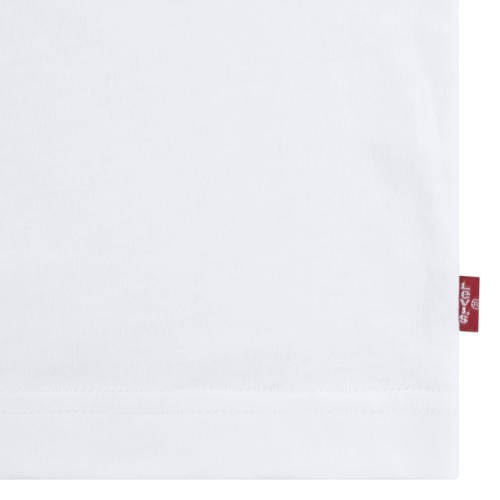 Levis Levi's Kids T-shirt met logo wit groen Jongens Katoen Ronde hals Logo 152
