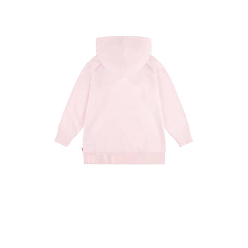 Levis Levi's Kids hoodie lichtoze Sweater Roze Effen 116