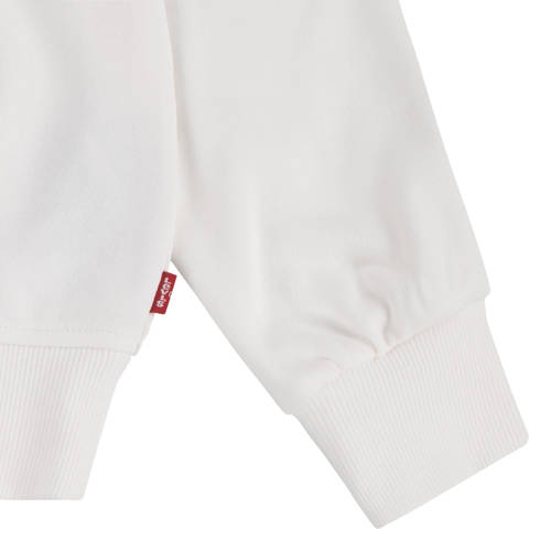 Levis Levi's Kids sweater met logo wit roze Logo 116 | Sweater van Levi's